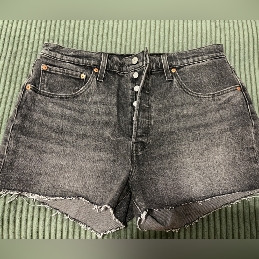 Levi's Charcoal Jean Shorts
